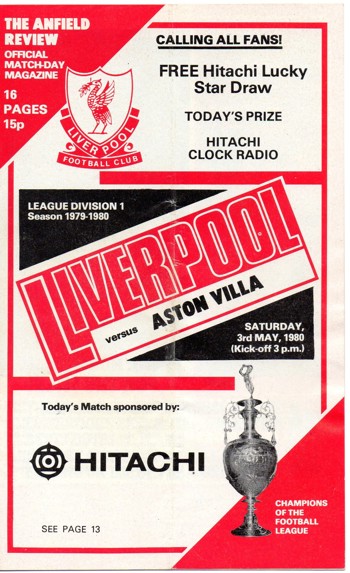 Match programme